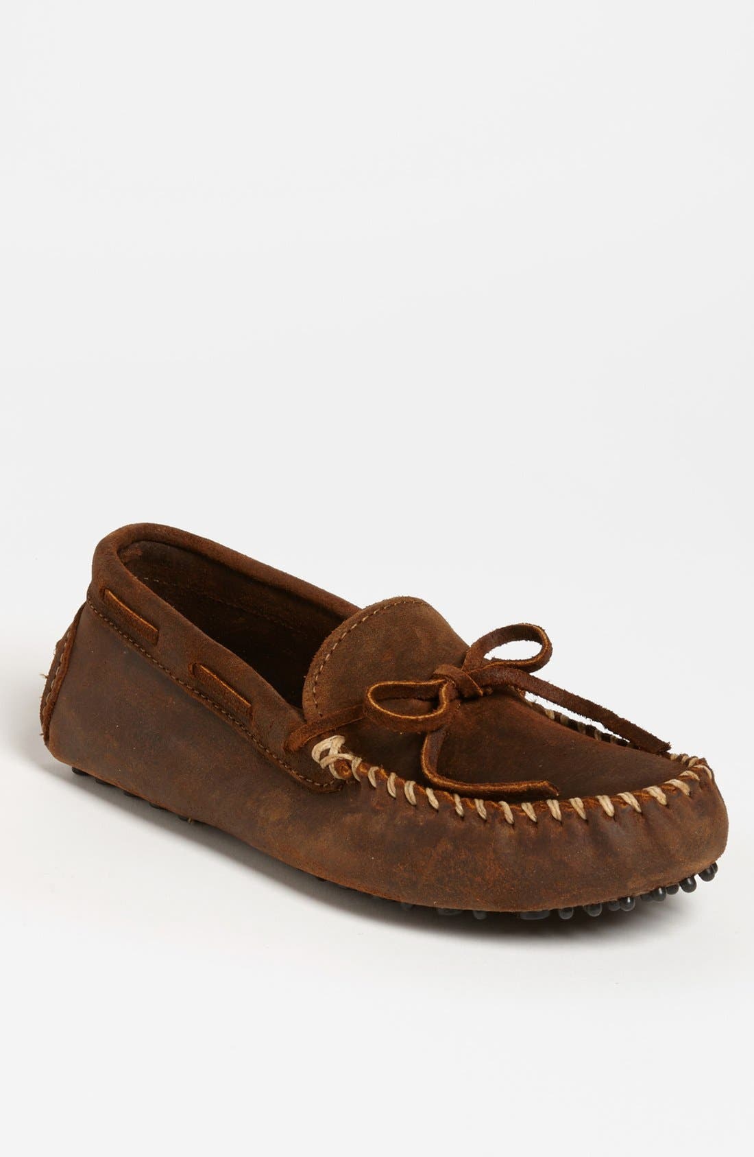 Minnetonka Suede Driving Shoe, Main, color, 