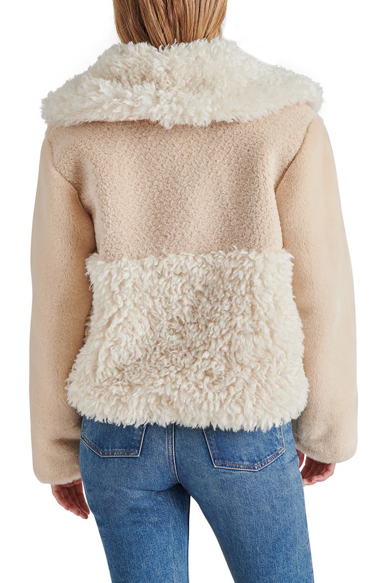 Winterlyn Faux Shearling Jacket, Alternate, color, NATURAL