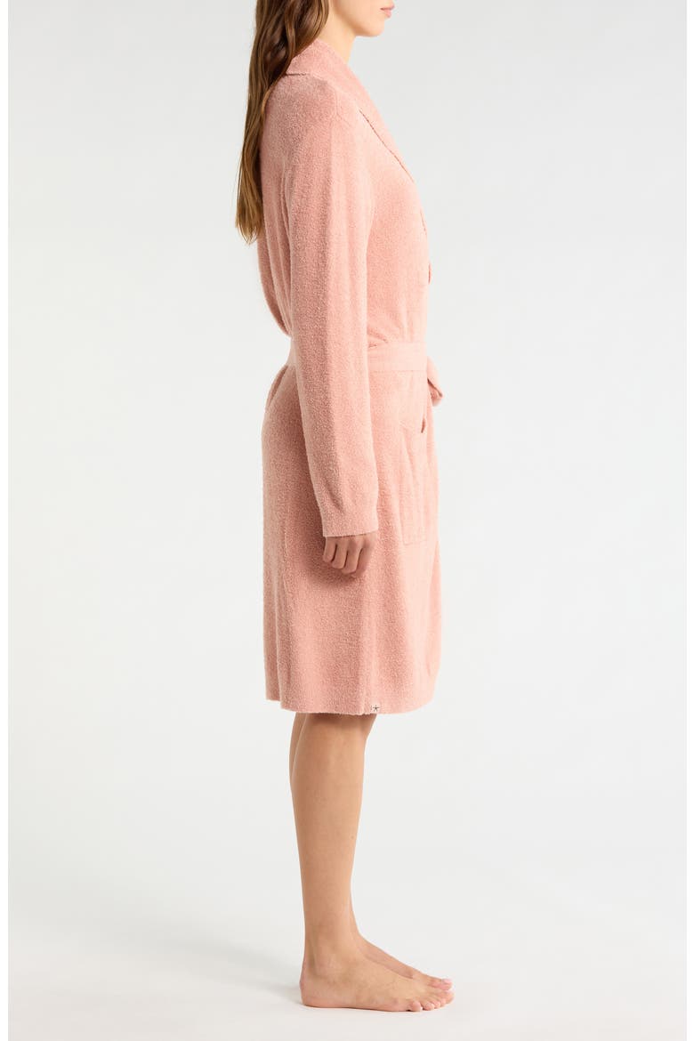 CozyChic® Scalloped Robe, Alternate, color, DUSTY CORAL