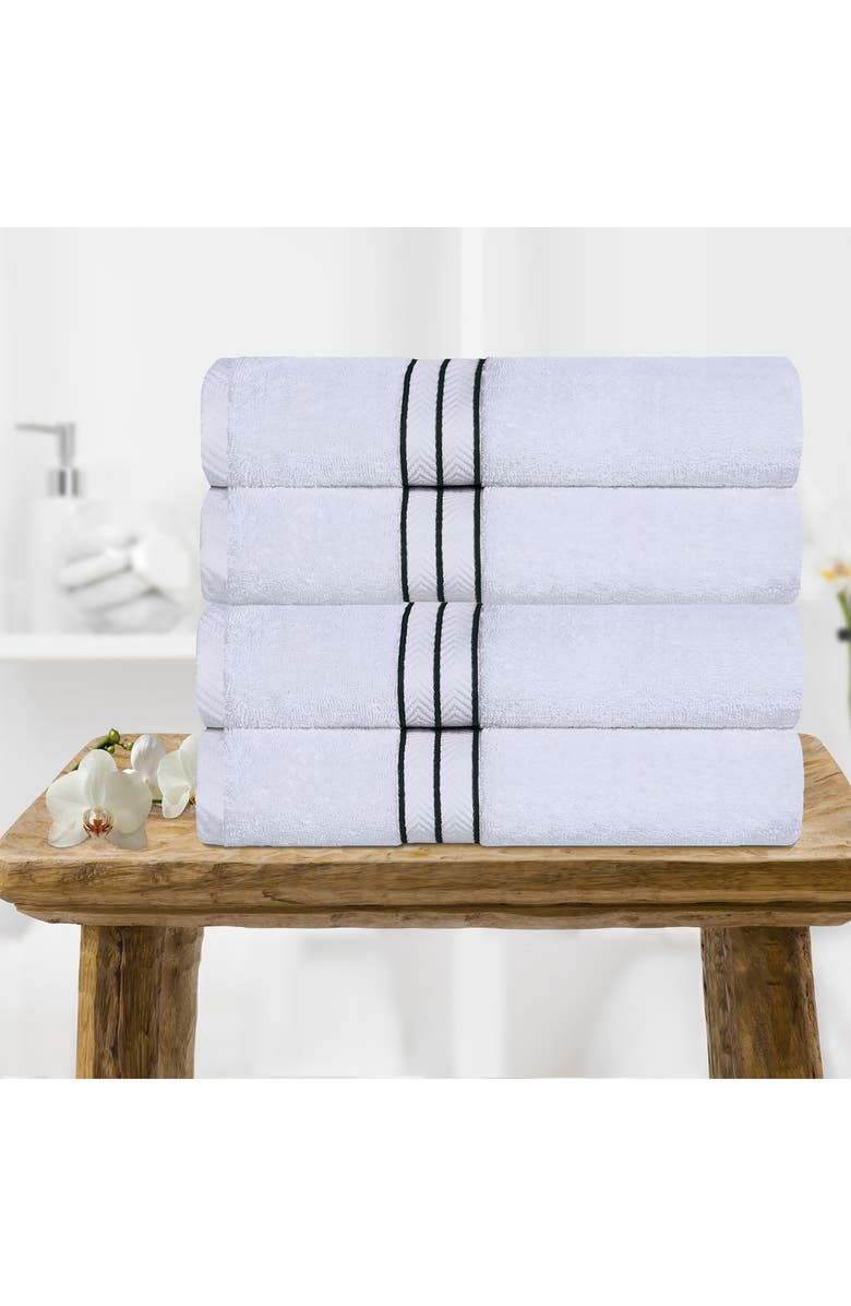 Superior Turkish Cotton 4-Piece Bath Towel Set, Alternate, color, Teal
