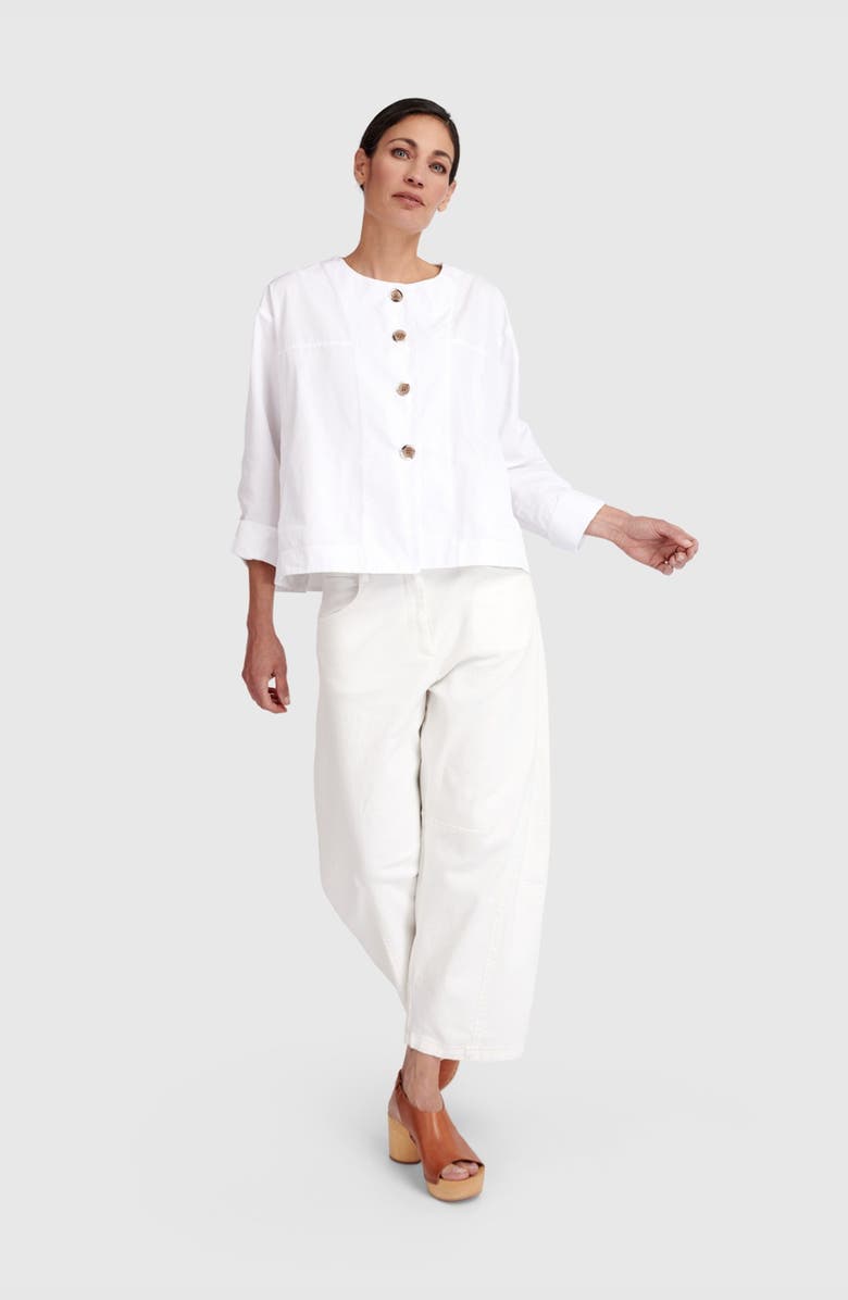 Alembika Side Streets Topper Jacket, Alternate, color, White