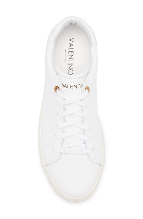 Valentino By Mario Valentino Jimmy Sneaker In White