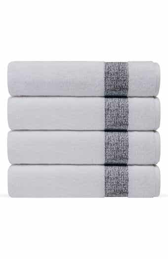 Pera Set of 4 Turkish Cotton Bath Towels