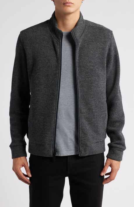 Robert Barakett Jacob Zip-Up Wool Blend Jacket