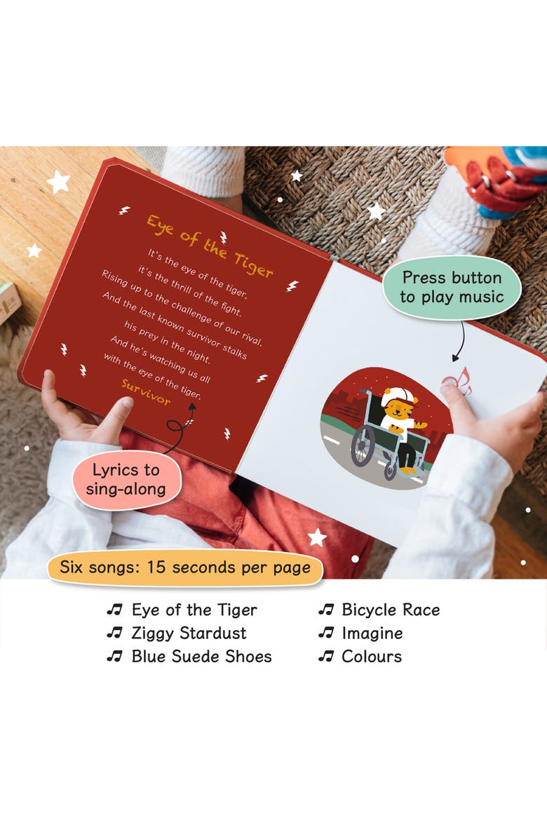 CALIS BOOKS 'Rock by Grouplove' Sing-Along Board Book, Alternate, color, Red