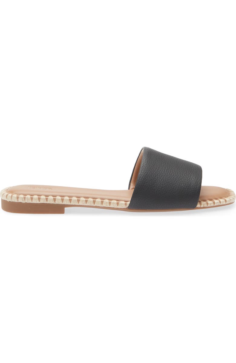 NORDSTROM RACK Cora Slide Sandal, Alternate, color, Black
