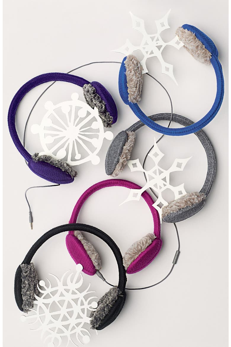 Tech Earmuffs, Alternate, color, CHARCOAL HEATHER MULTI