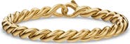 David Yurman Sculpted Cable 18k Gold Chain Bracelet