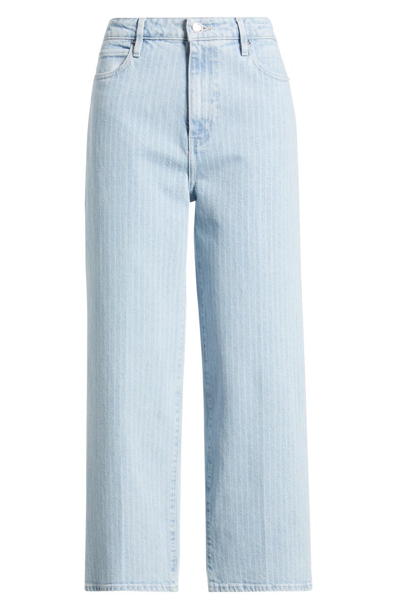 FRAME The Wide High Waist Ankle Jeans, Alternate, color, Breezy Blue Multi