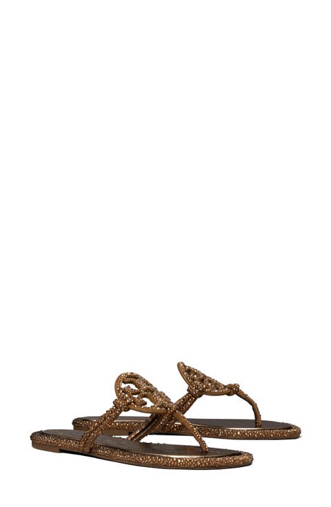 Miller Knotted Crystal Flip Flop (Women)