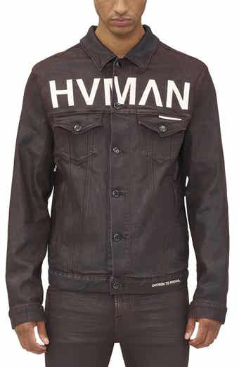 HVMAN MK1 Overspray Logo Denim Jacket
