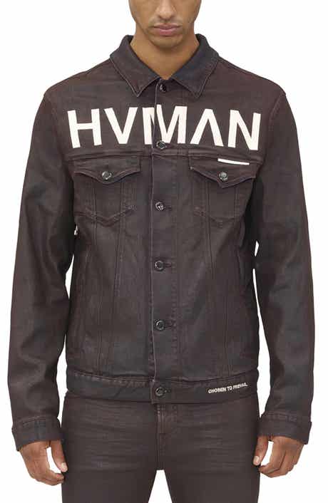 HVMAN MK1 Overspray Logo Denim Jacket