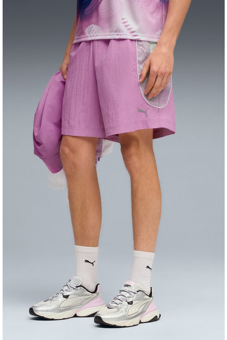 Pumatech-X Relaxed Shorts, Main, color, MAUVE POP