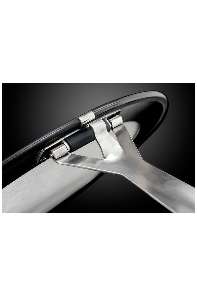 12-Inch Stainless Steel Splatter Guard, Alternate, color, SILVER