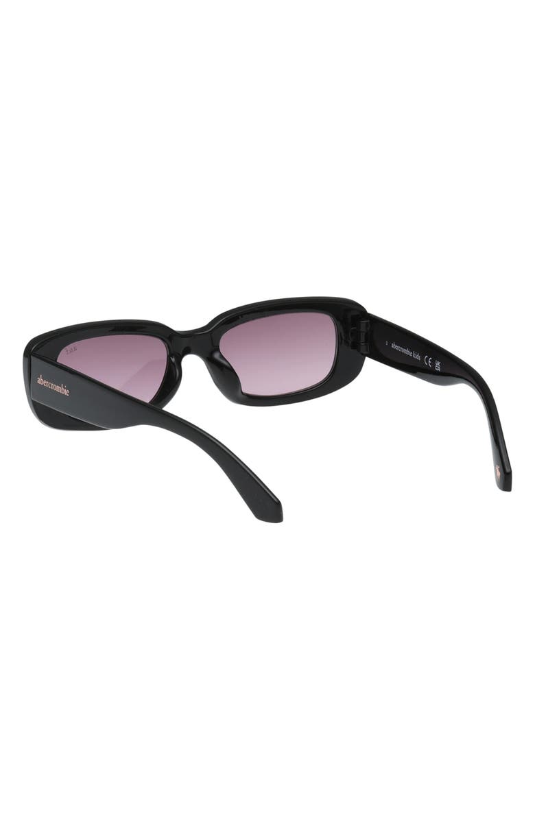 abercrombie kids Kids' Gradient Rectangular Sunglasses, Alternate, color, Shiny Black / Gradient