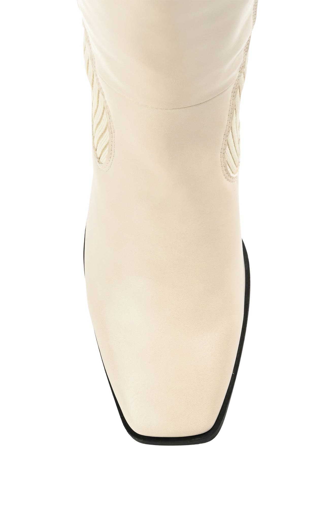 Winny Tall Boot - Wide Calf, Alternate, color, BONE