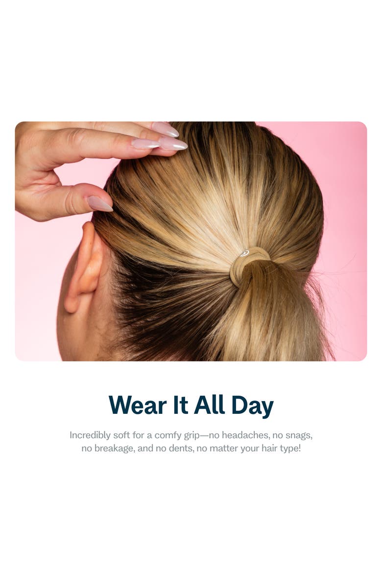 Gimme Beauty Fine Fit Hair Bands, Alternate, color, Beige