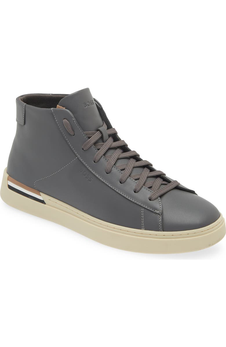 BOSS Clint High Top Sneaker, Main, color,