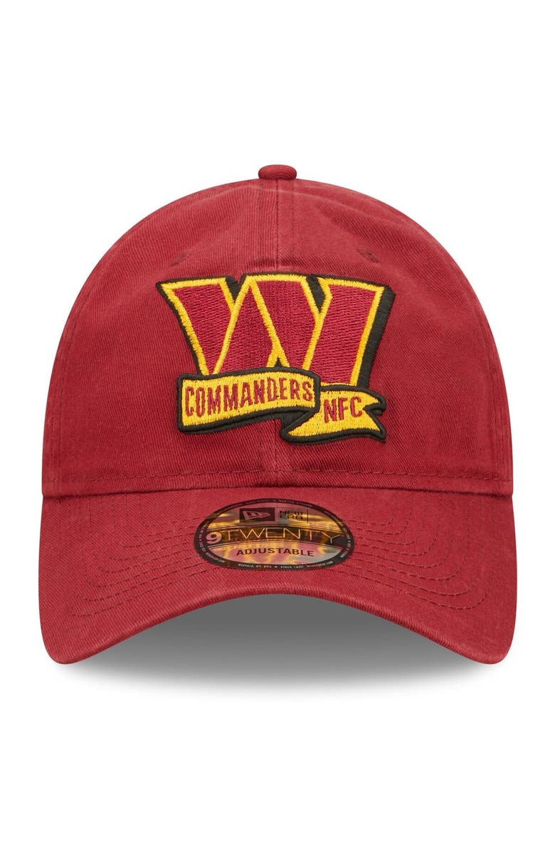 New Era Youth New Era Burgundy Washington Commanders 2022 Sideline Adjustable 9TWENTY Hat, Alternate, color, 