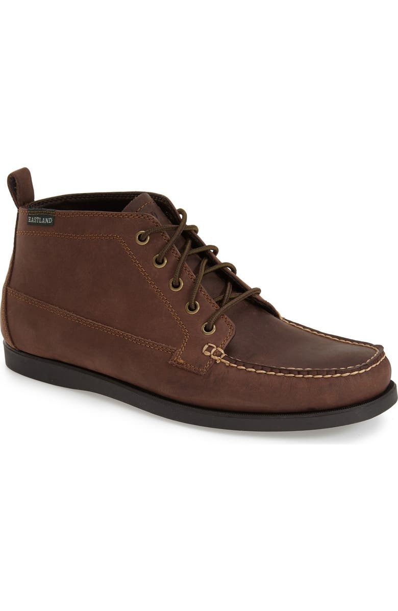 Eastland 'Seneca' Moc Toe Boot, Main, color, Bomber Brn