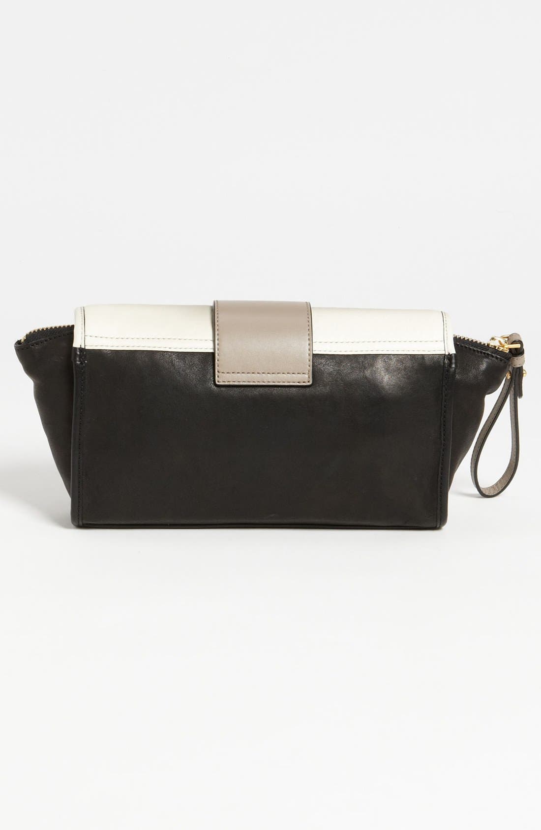 'Flipping Out' Clutch, Alternate, color, BLACK MULTI