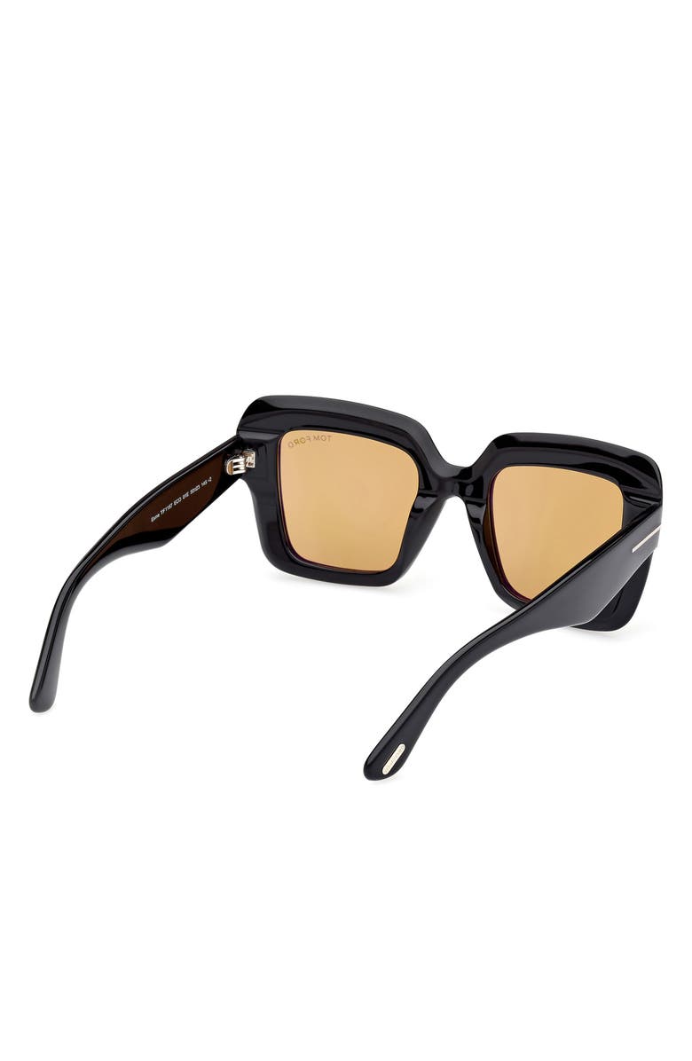 TOM FORD Esme 50mm Square Sunglasses, Alternate, color, 