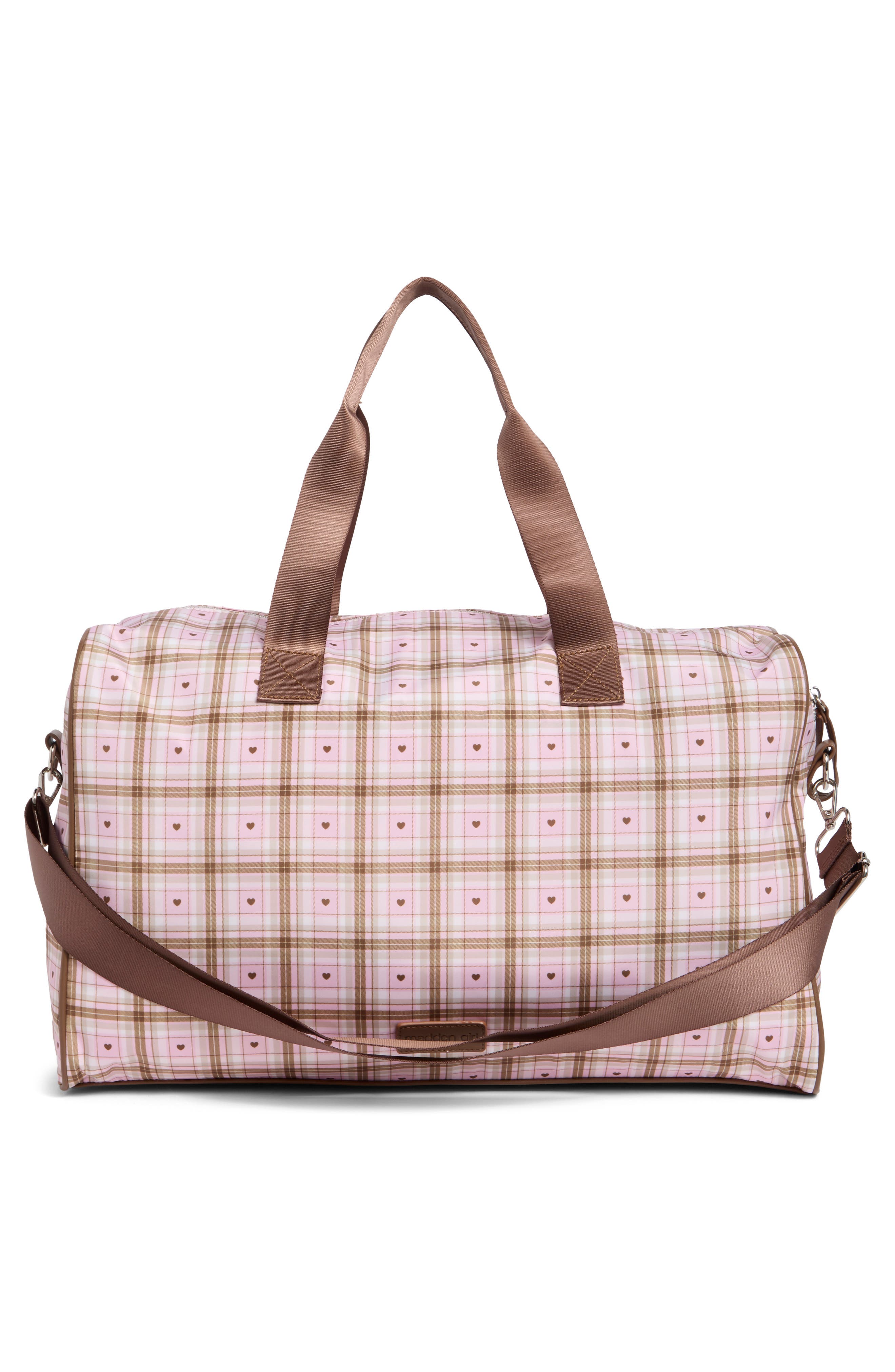 2-Pack Weekend Tote Bags, Alternate, color, PINK POLKA DOT/ PLAID