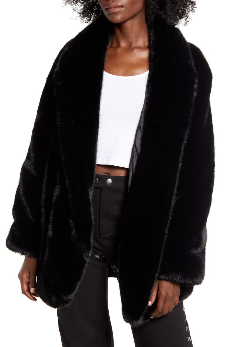 I.AM.GIA . Nya Oversize Faux Fur Jacket, Main, color, 