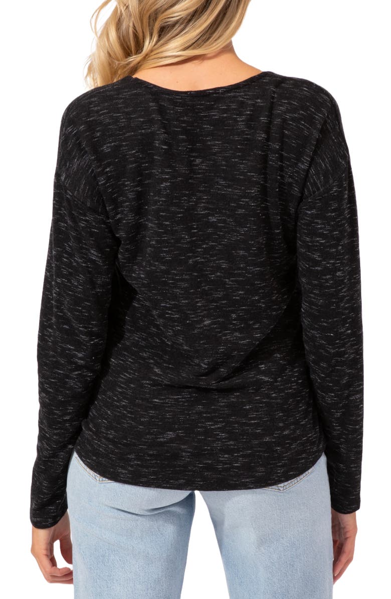 Threads 4 Thought Johanna Long Sleeve V-Neck Overlap Shirt, Alternate, color, 