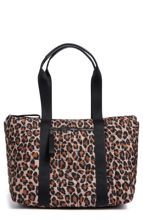 Camden Spotted Leopard Print Tote Bag