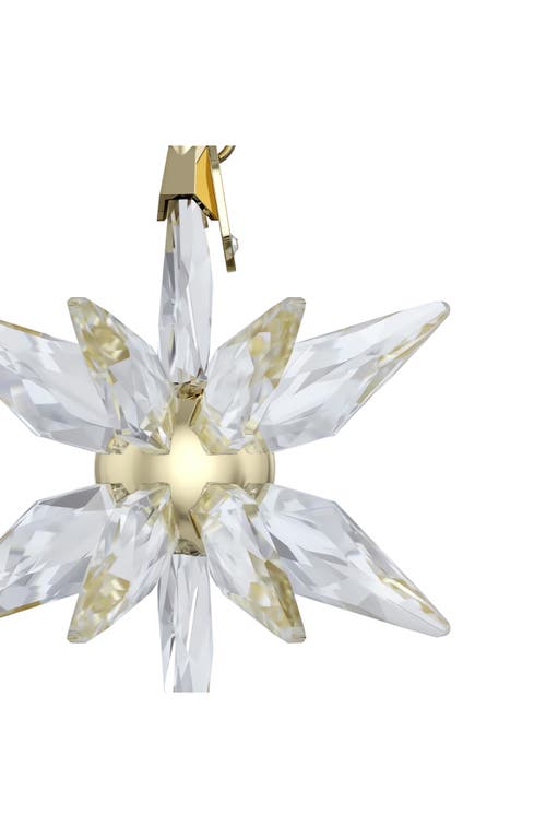 Swarovski 2025 Annual Edition 3d Festive 3d Crystal Snowflake Ornament In White