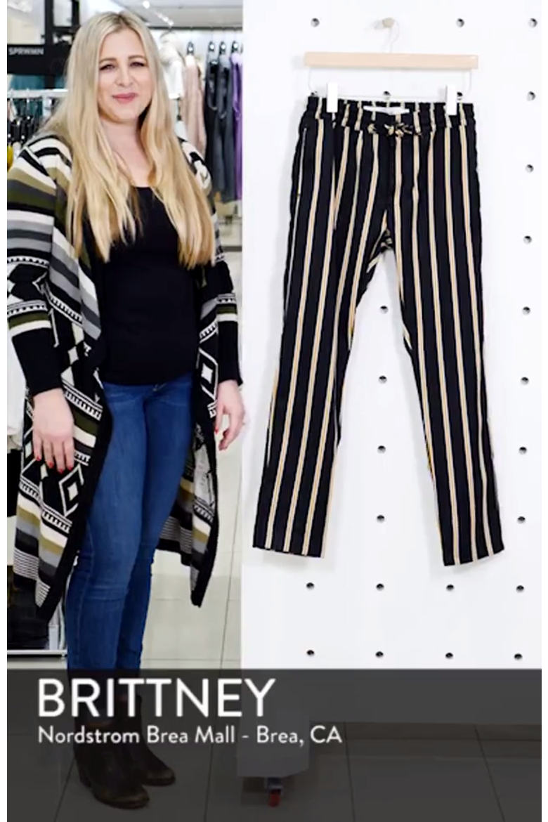 Stripe Jogger Pants video
