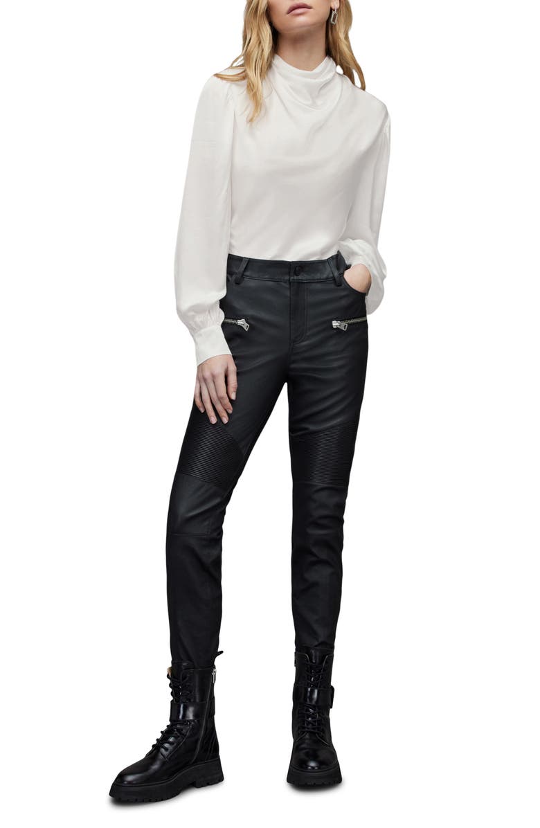 AllSaints Ilarya Long Sleeve Bodysuit, Alternate, color,