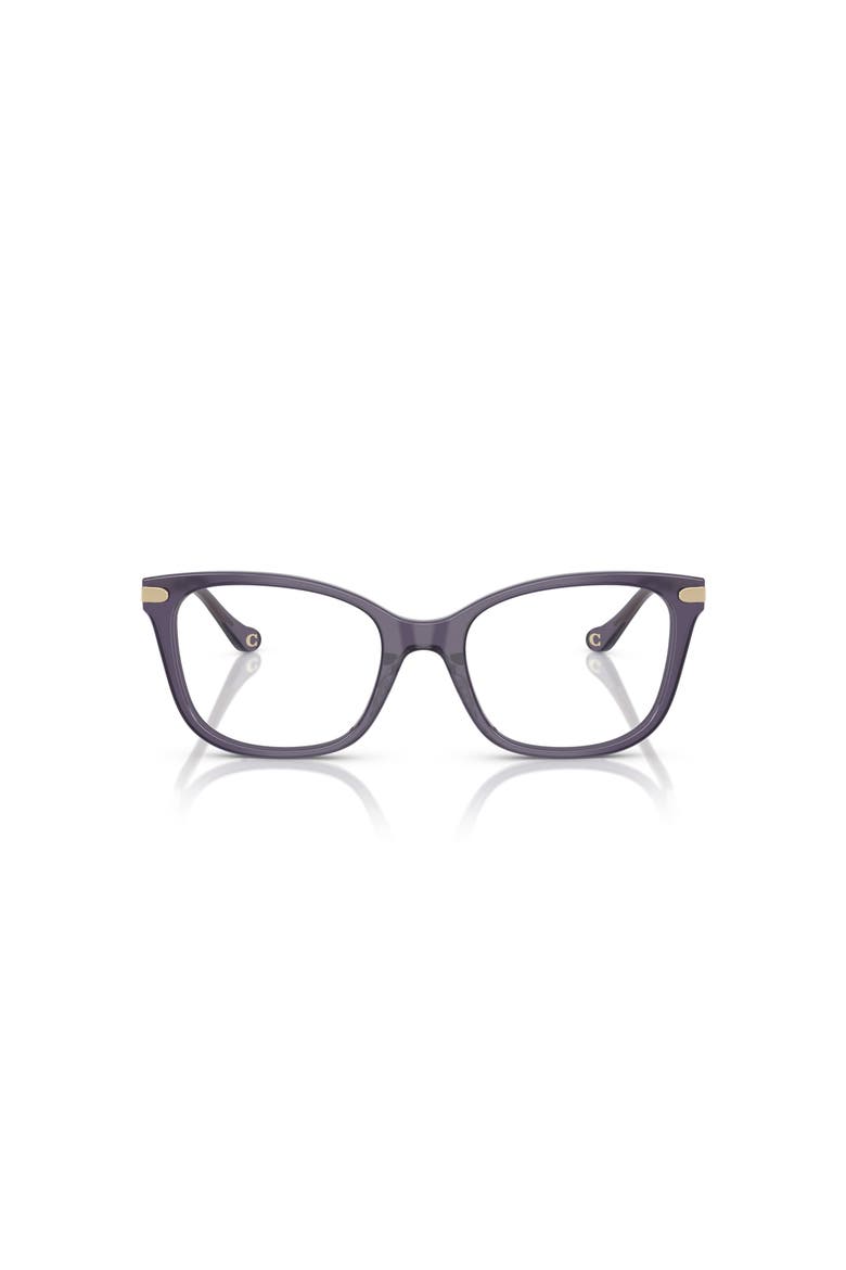 52mm Square optical glasses, Alternate, color, Violet