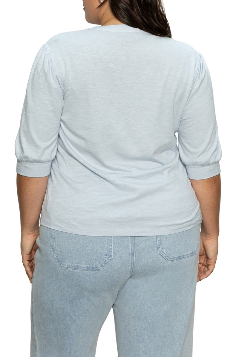 Sanctuary Mixed Media Organic Cotton Blend Henley, Alternate, color, 