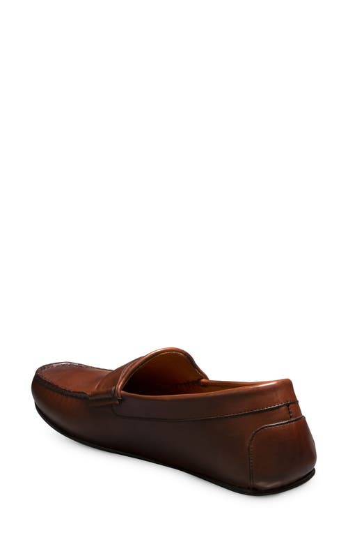 Allen Edmonds Super Moc Toe Penny Loafer In Dark Chili