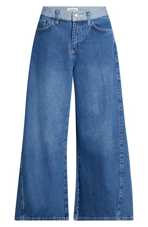 Bronte High Waist Crop Wide Leg Jeans