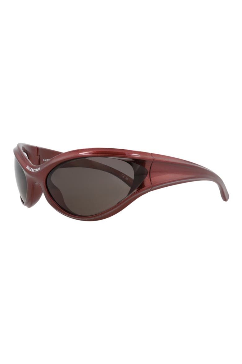 77mm Novelty Sunglasses, Alternate, color, BURGUNDY BURGUNDY GREY