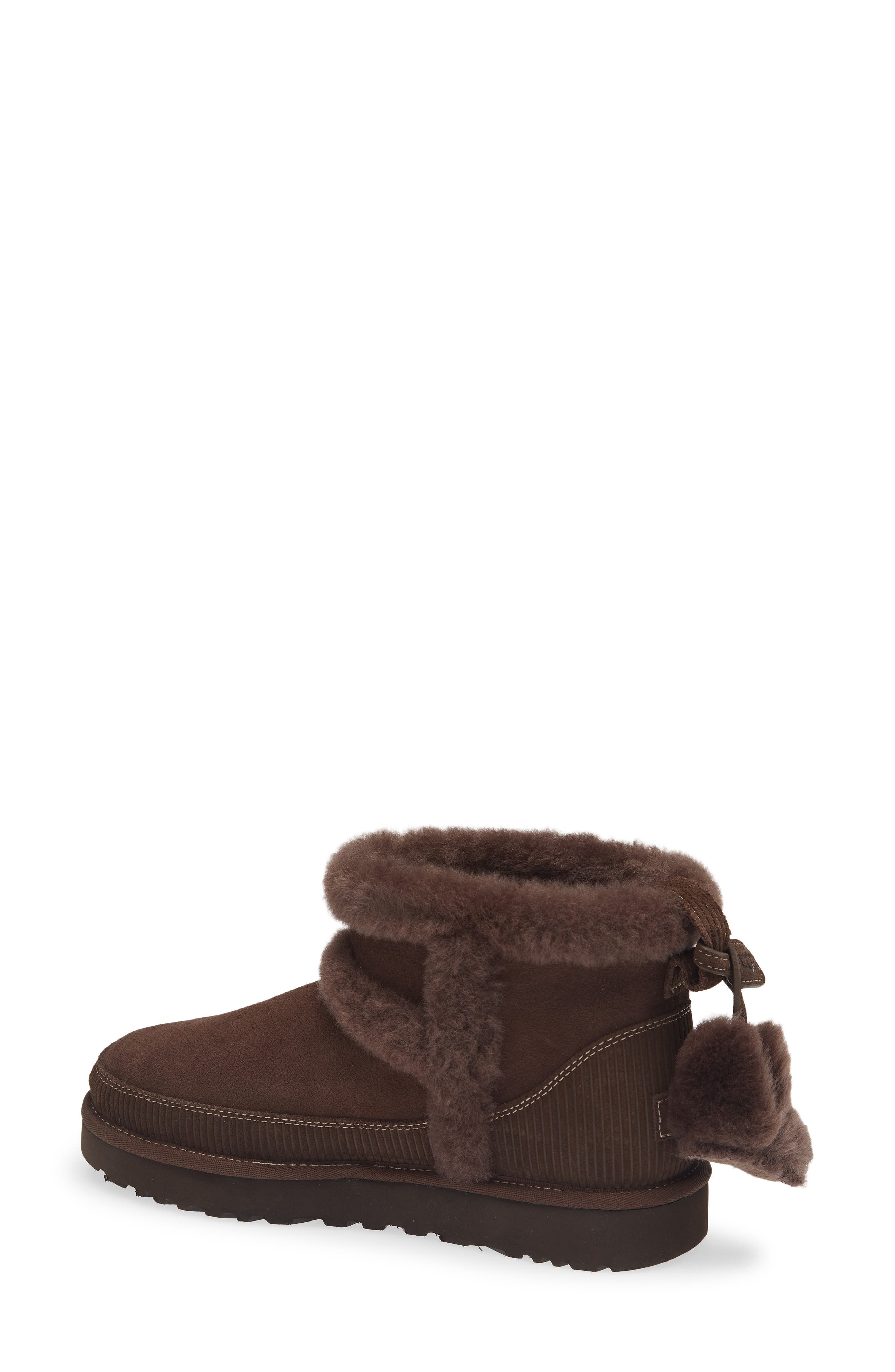 Classic Mini Heritage Genuine Shearling Boot, Alternate, color, BURNT CEDAR