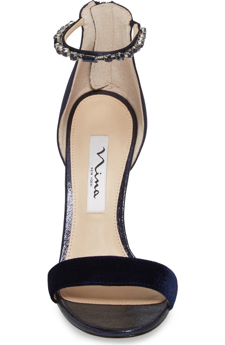 Nina Deena Embellished Sandal, Alternate, color,