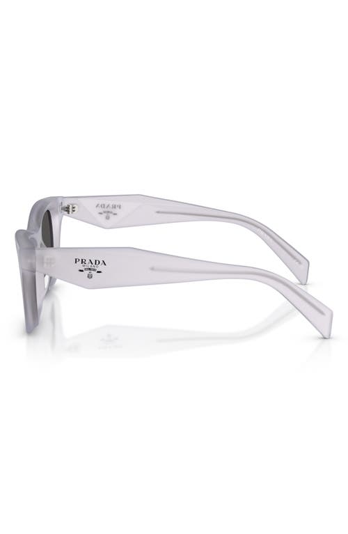 Prada 52mm Butterfly Sunglasses In Gray