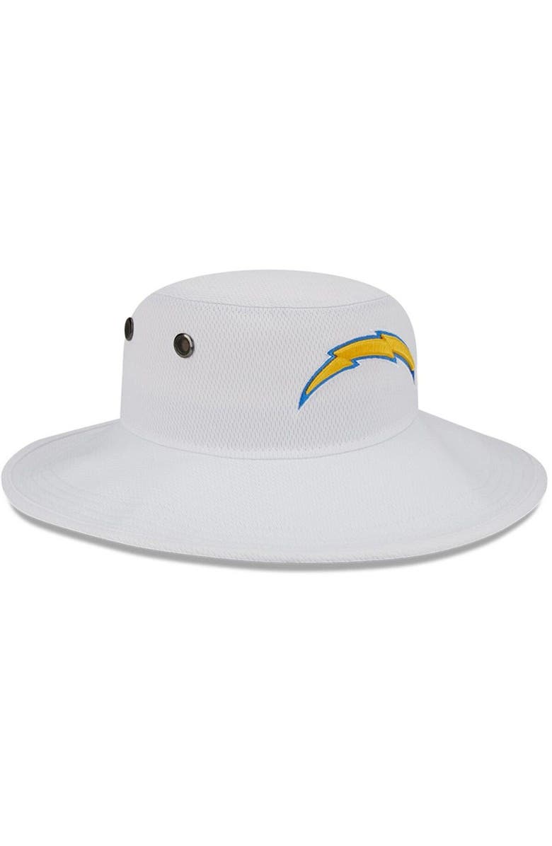 New Era Men's New Era White Los Angeles Chargers 2023 NFL Training Camp Panama Bucket Hat, Alternate, color, White