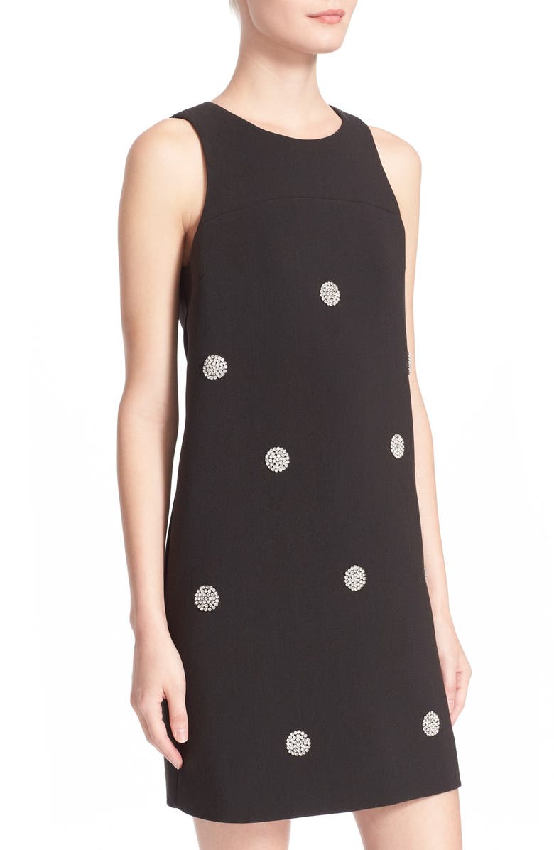 Kate Spade New York embellished dot shift dress, Alternate, color,