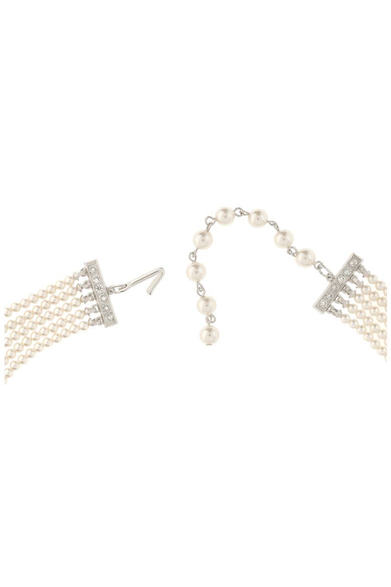 Vintage 5 Strand Faux Pearl Necklace, As seen on Catherine, Princess of Wales, Alternate, color, 5 Strand