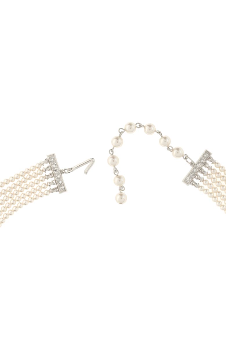Susan Caplan Vintage 5 Strand Faux Pearl Necklace, Alternate, color, 5 Strand
