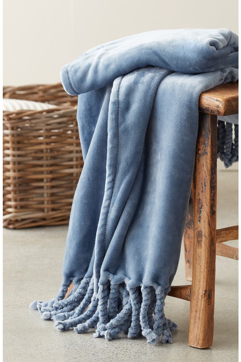 Bliss Throw Blanket, Alternate, color, BLUE CHIP