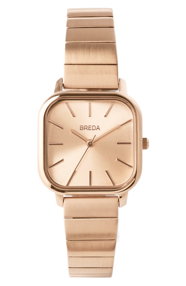 BREDA Esther Bracelet Watch, 26mm, Main, color, Rose Gold
