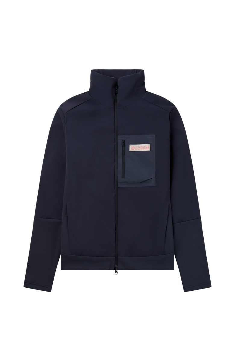 Amundsen Mountain Airy Insulator Hybrid Mens, Main, color, Faded Navy