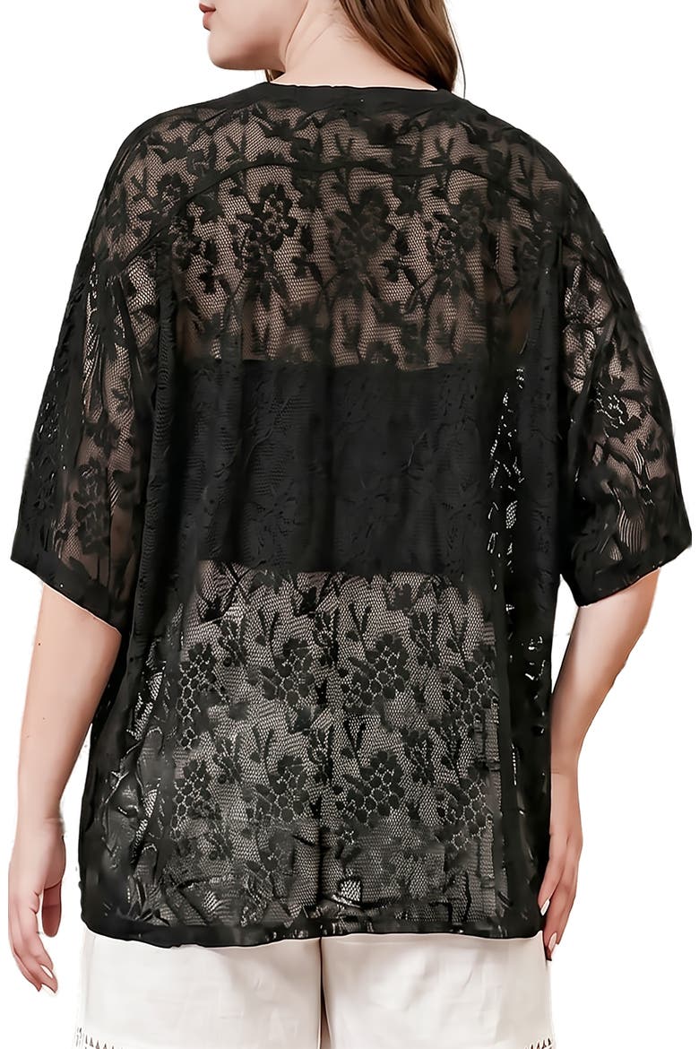 Lace Top, Alternate, color, BLACK