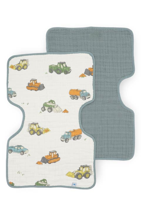 2-Pack Cotton Muslin Burp Cloths